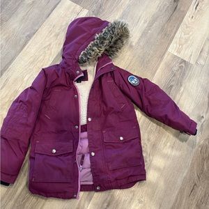 Lands End girls 7 warm parka